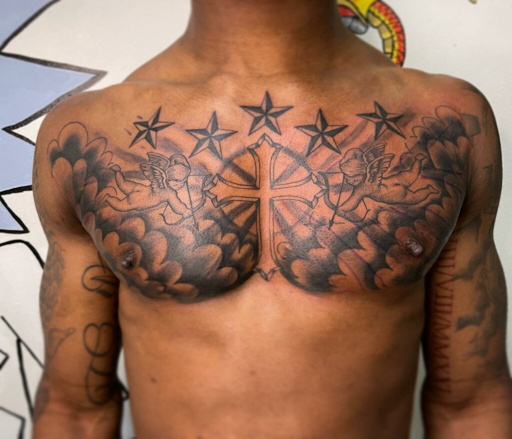 10 Amazing Chest Tattoos For Men + Meanings - updated for 2023 - alexie