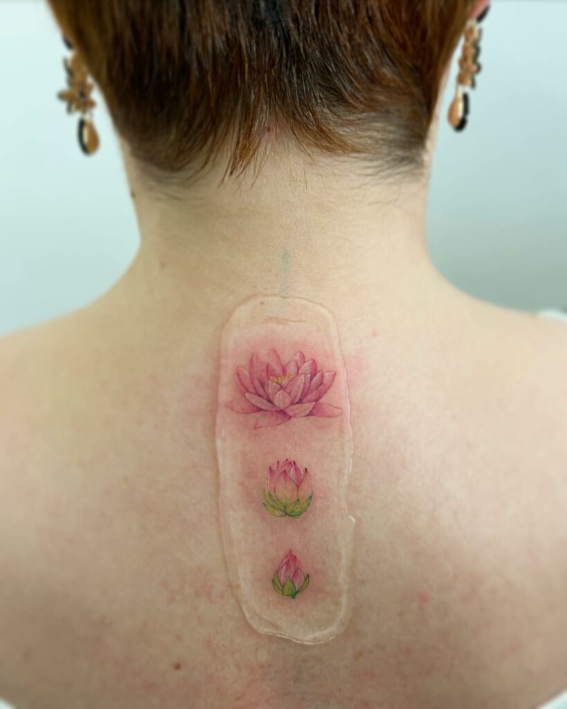 Small Lotus Flower Tattoos