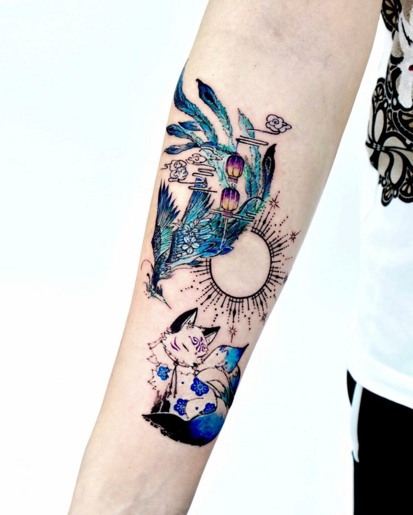 Phoenix Sun Tattoo