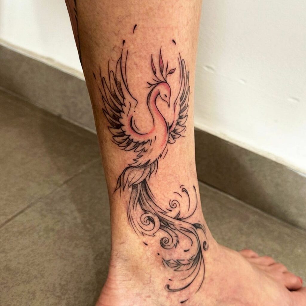 Unique Phoenix Tattoo