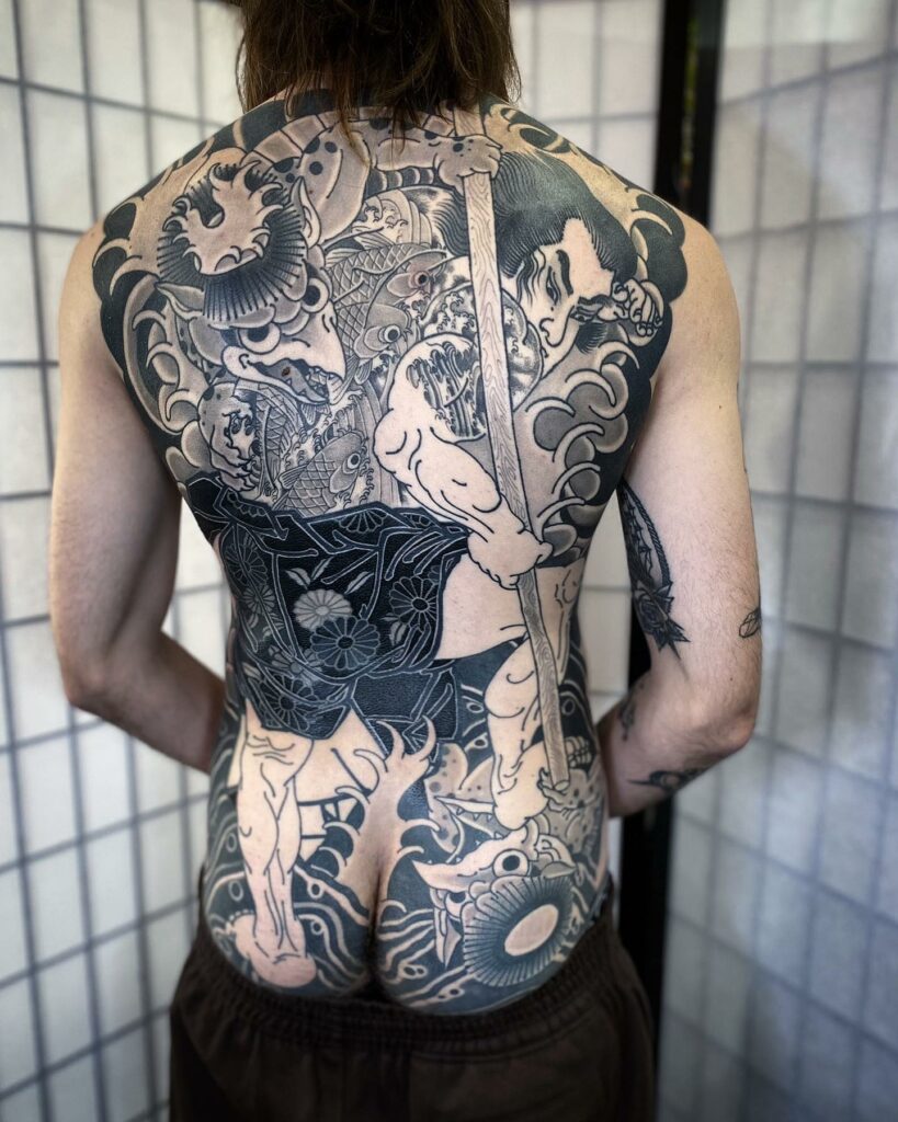 Japanese Back Tattoo