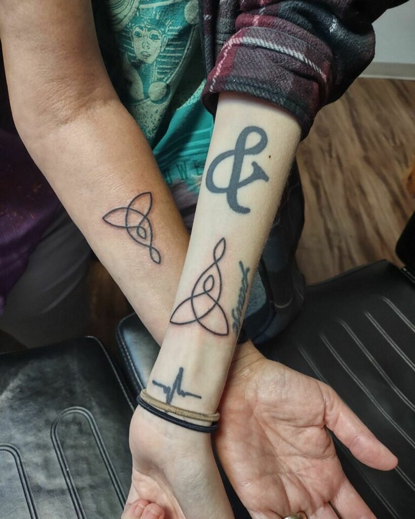 Mother-Daughter Celtic Tattoo