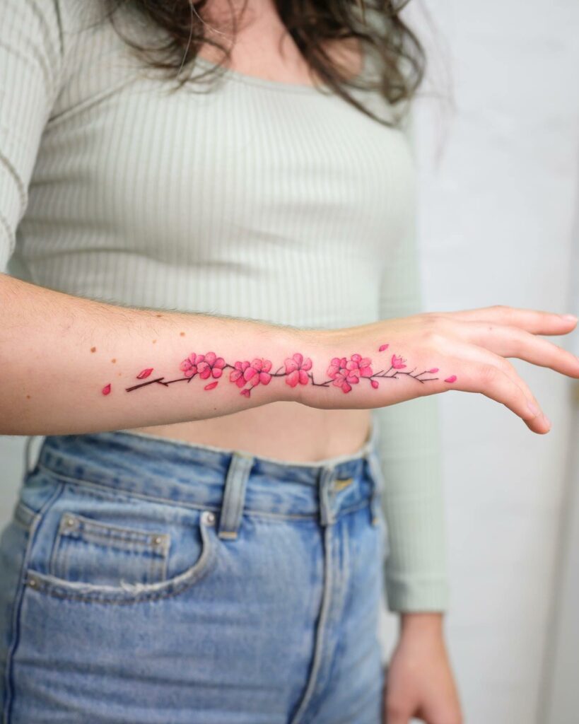 12+ Amazing CHERRY BLOSSOM TATTOOS - Updated For 2023 - alexie
