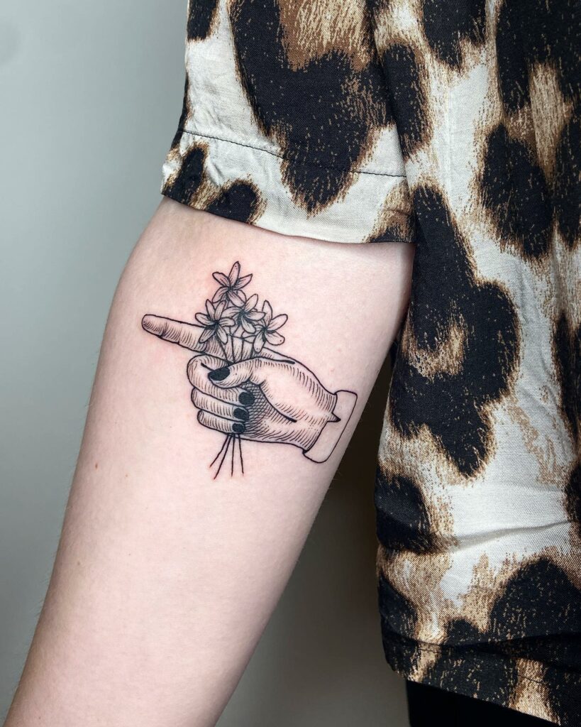 Hands Hand-Poked Tattoo Ideas
