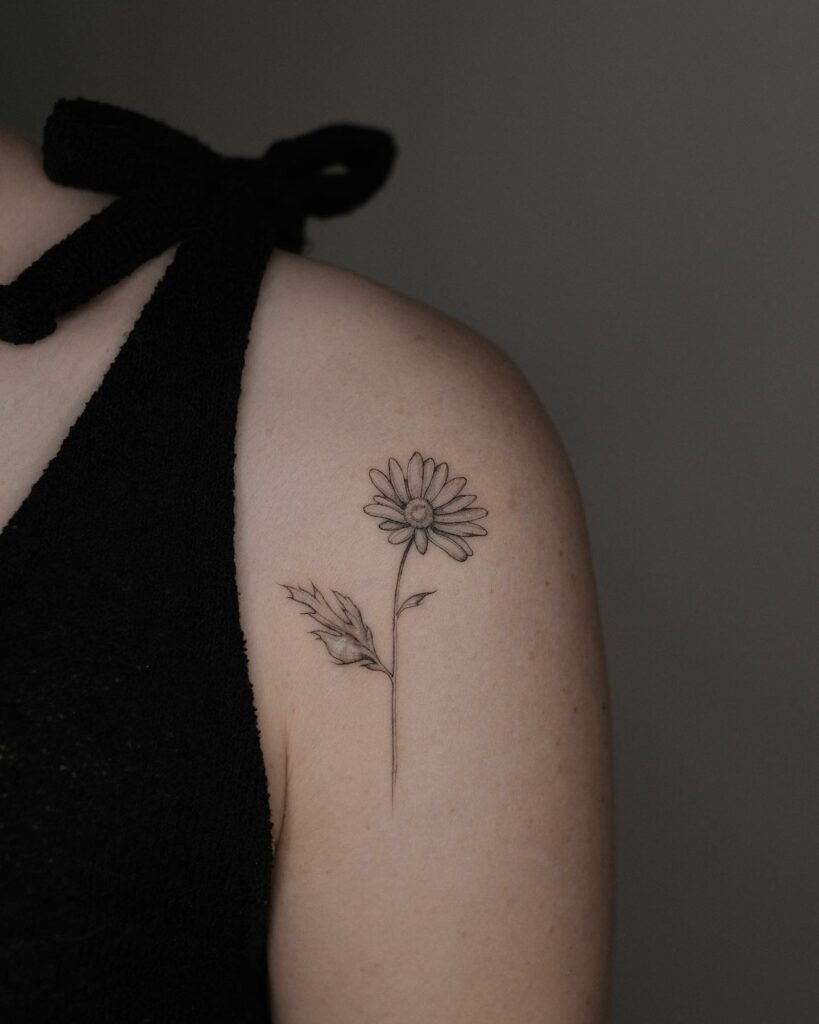 Aggregate 96 about daisy tattoo with name super cool  indaotaonec