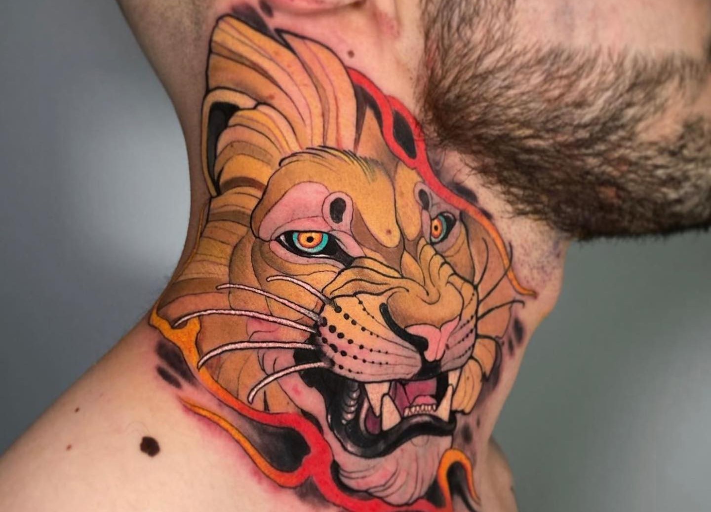 Discover 68 tiger throat tattoo latest  ineteachers