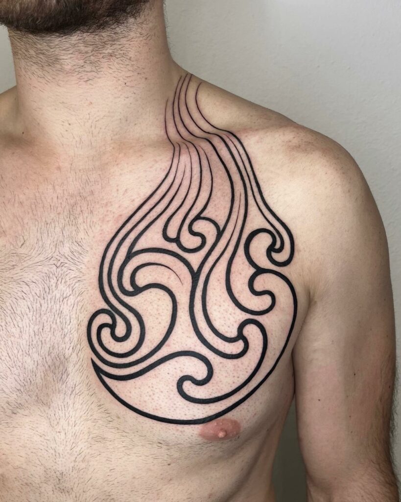 Minimalist Ideas for Men’s Chest Tattoos