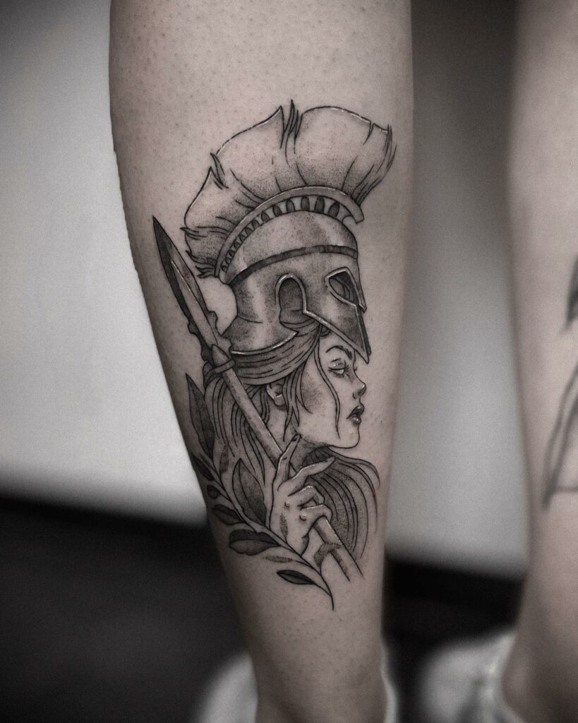 Athena tattoo by  Flying Juice Tattoo  Wellington  Facebook