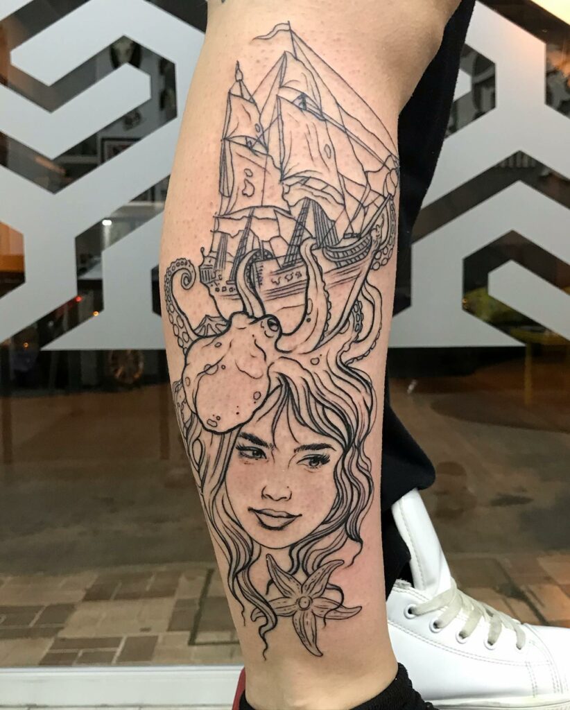 Ship and Octopus Tattoo Meaning