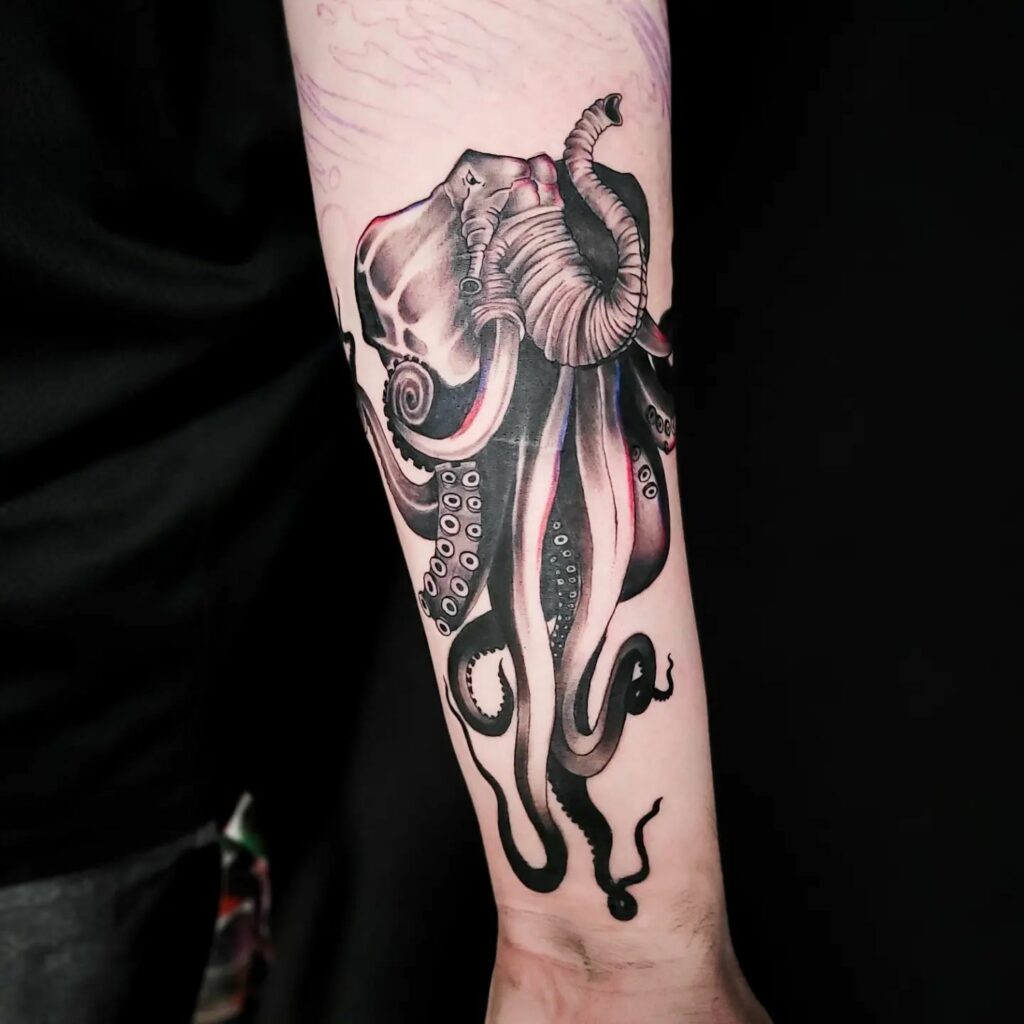 Elephant Octopus Tattoo Meanings