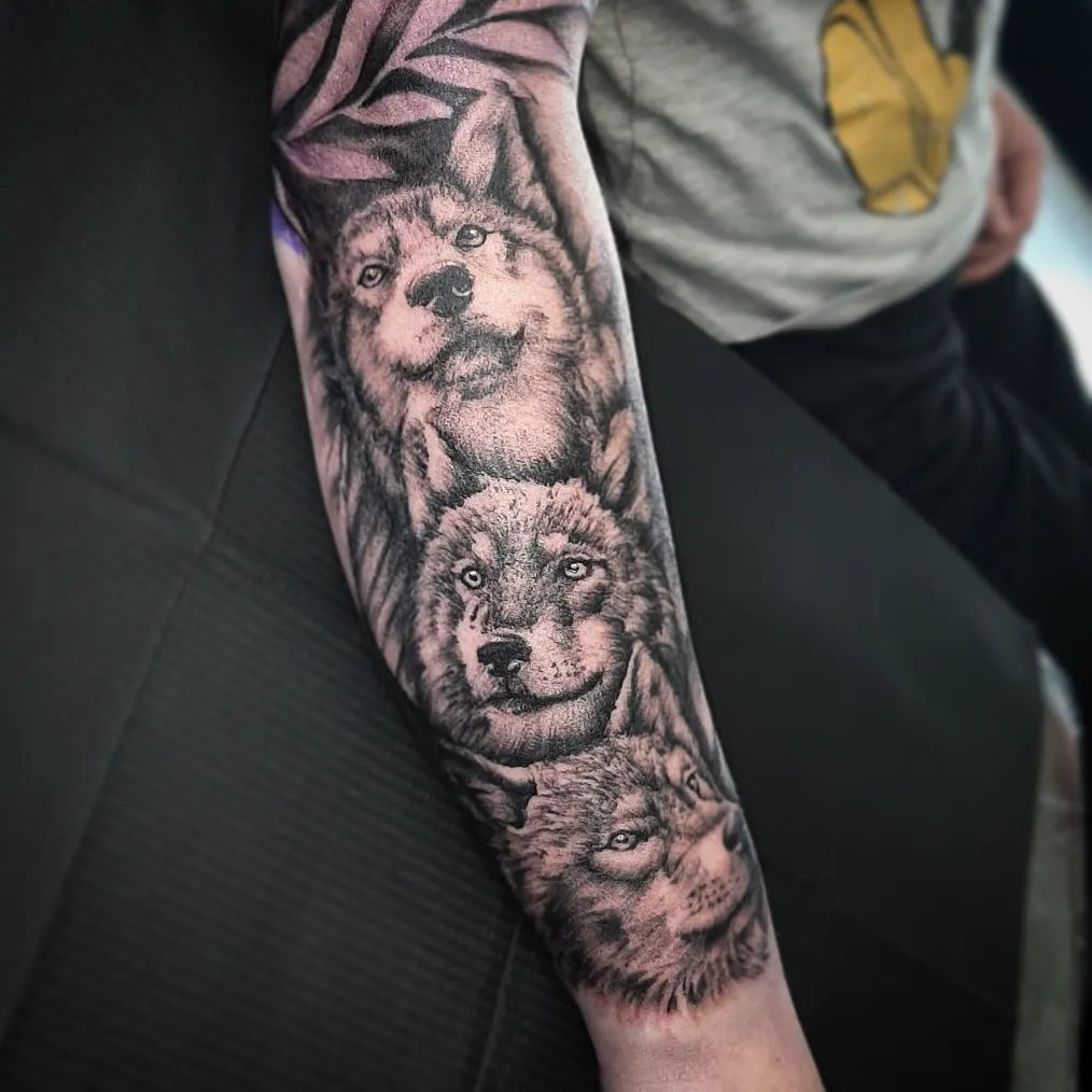 Wolf Pack Tattoo