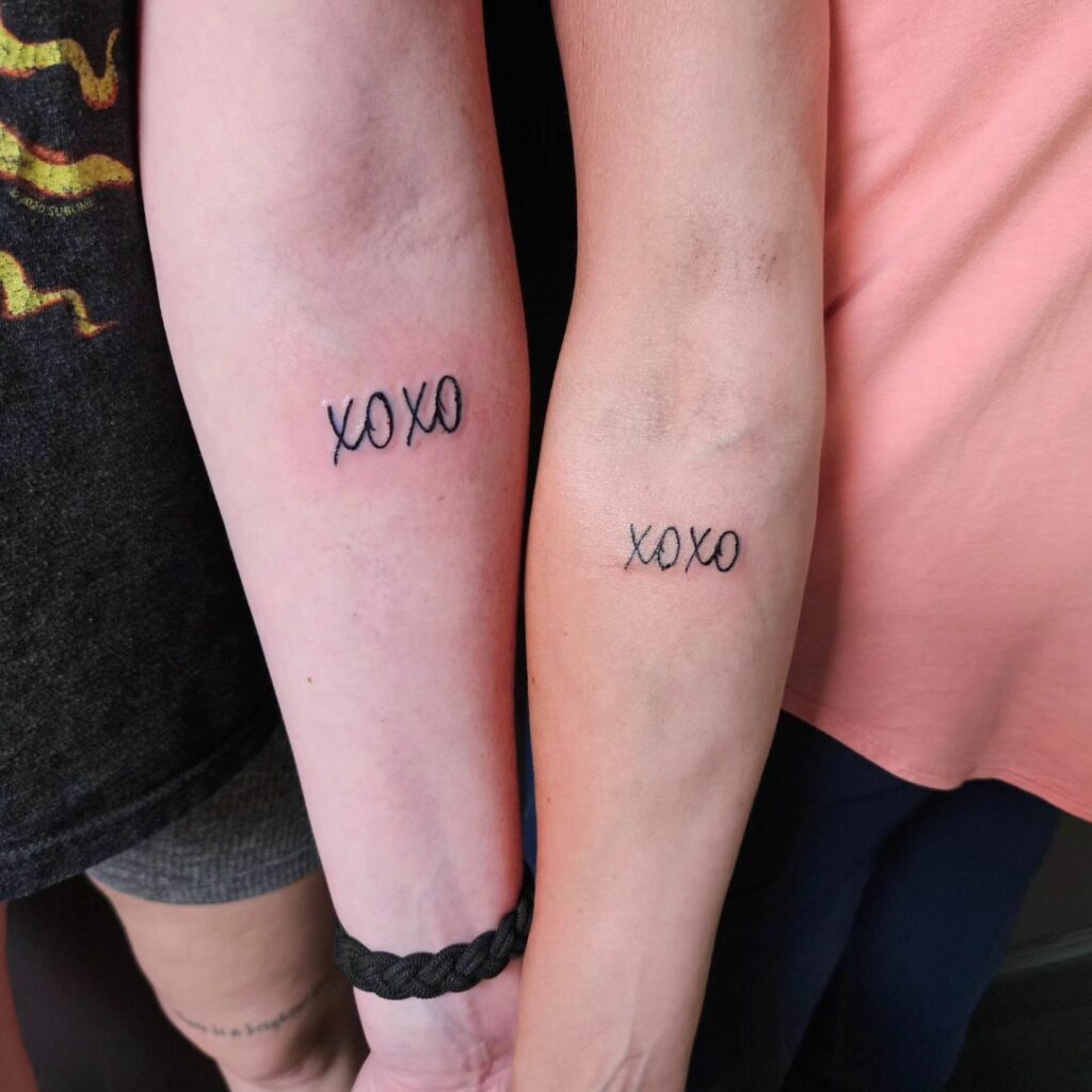 Guy and Girl Best Friend Tattoos