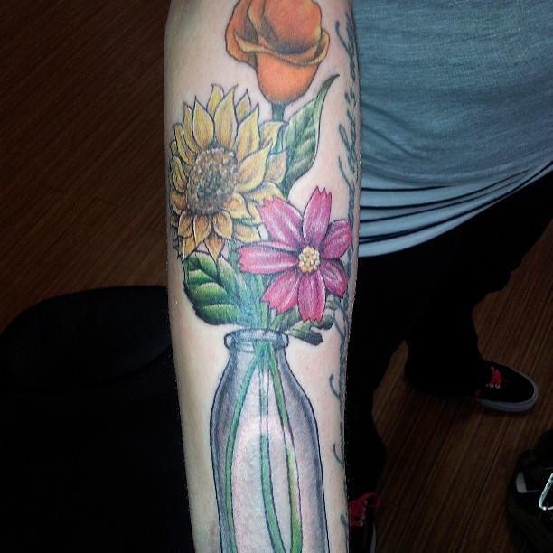 Orange Tulip Tattoos