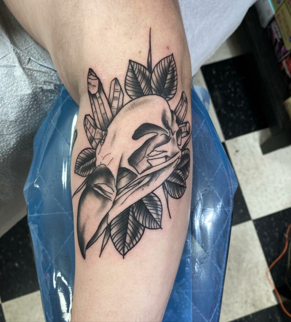 Vulture Skull Tattoo