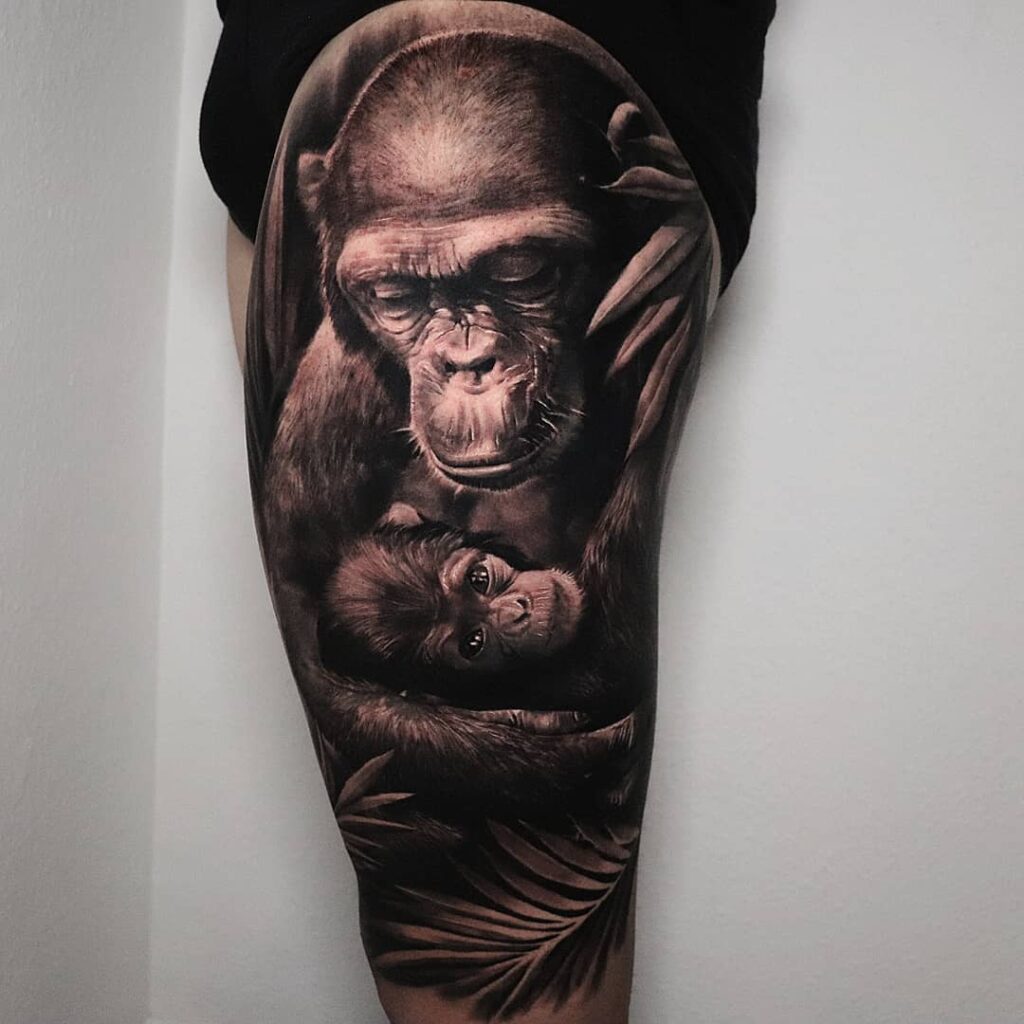 Chimpanzee Tattoo