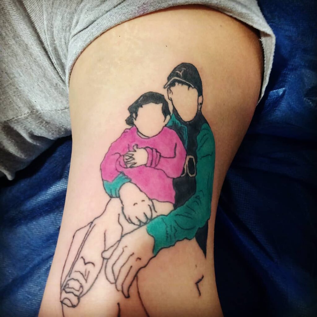 55 Awesome Father and Daughter Matching Tattoos  Fashion Hombre