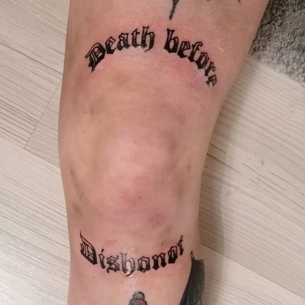 Death Before Dishonor Tattoo
