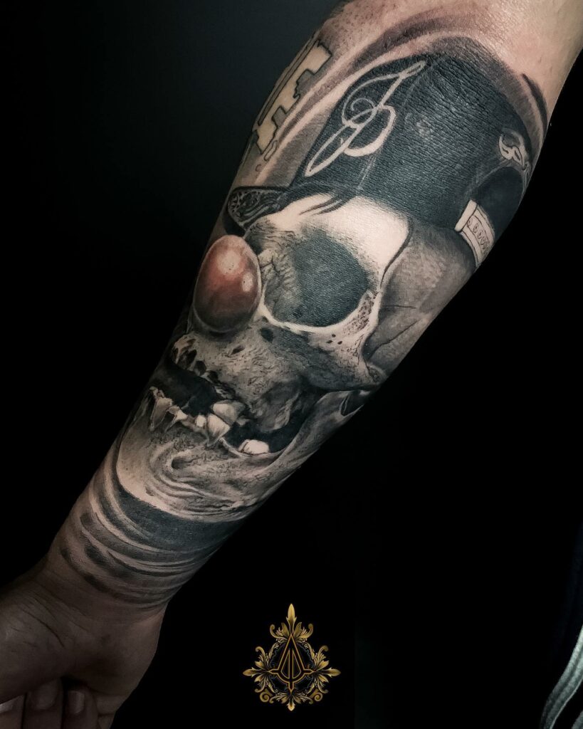 Skull Clown Tattoo