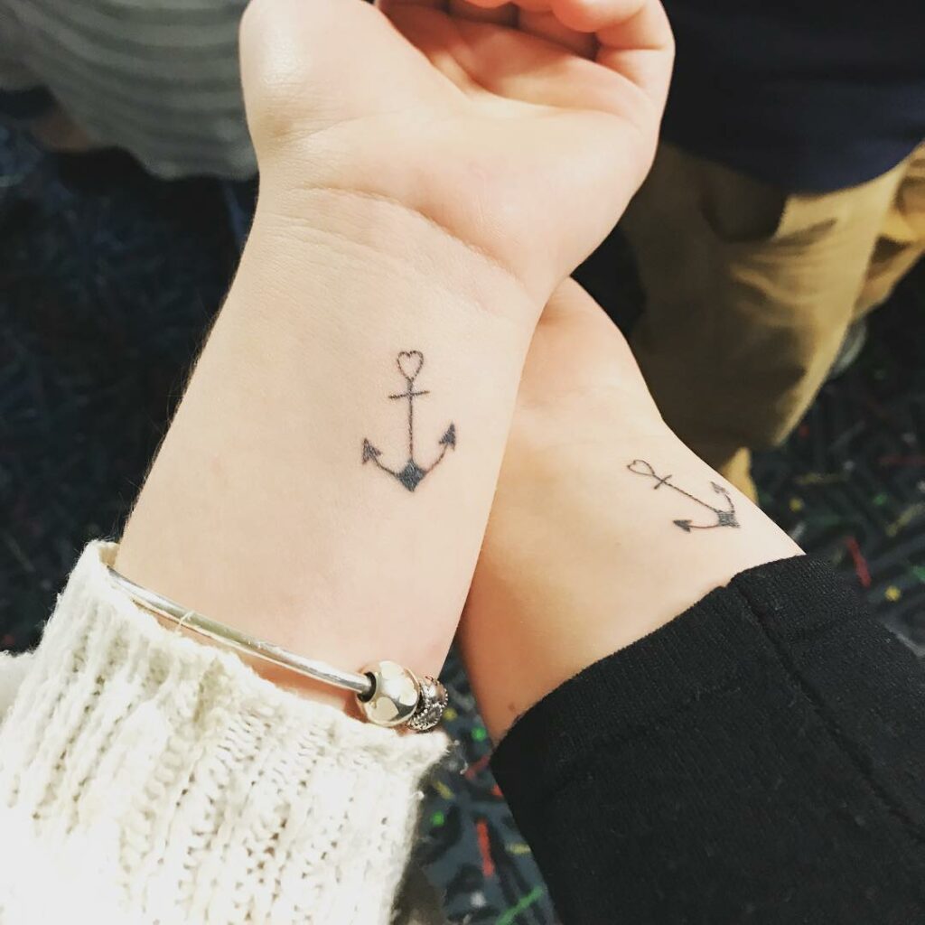 Anchor Wrist Tattoo