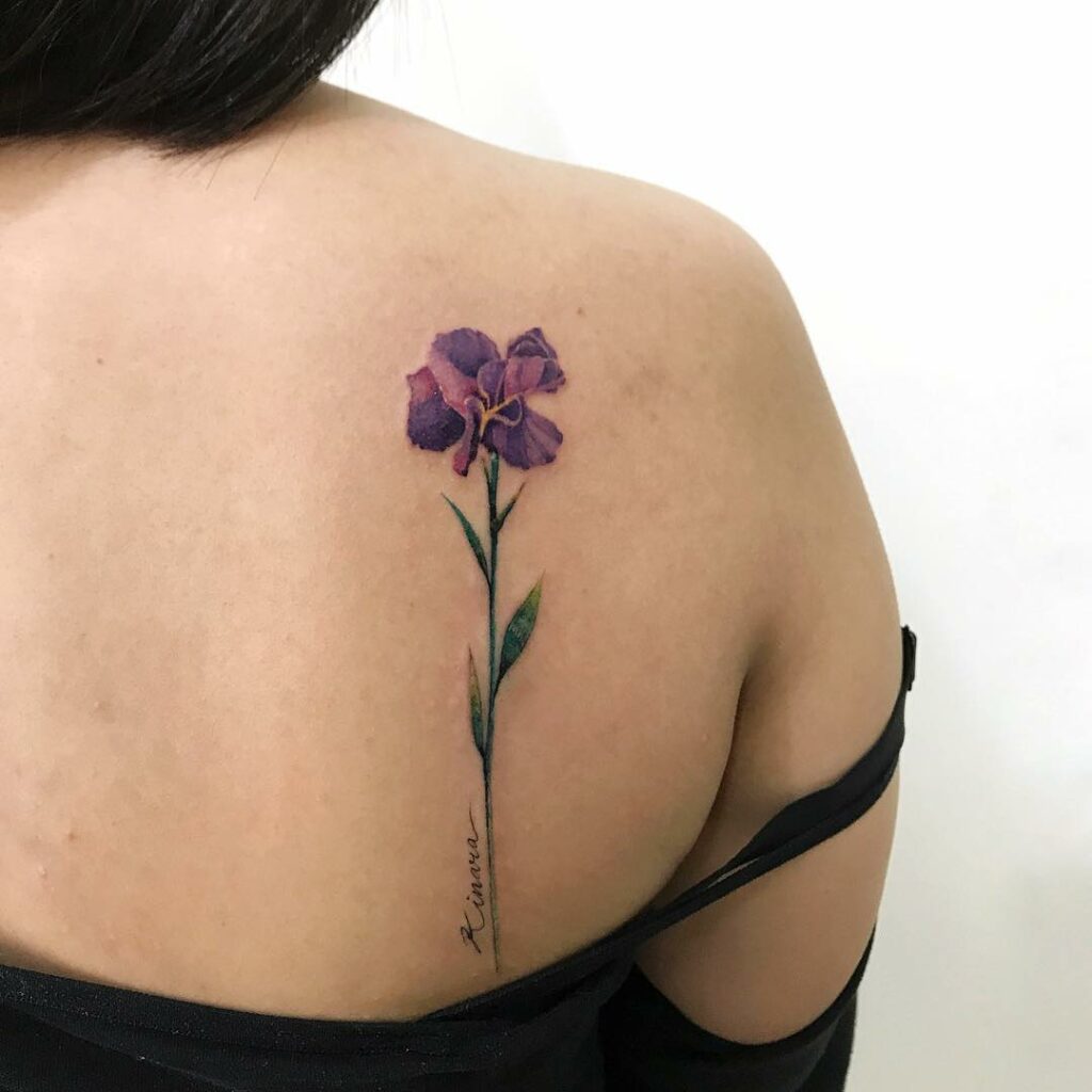 Pink Orchid Tattoos