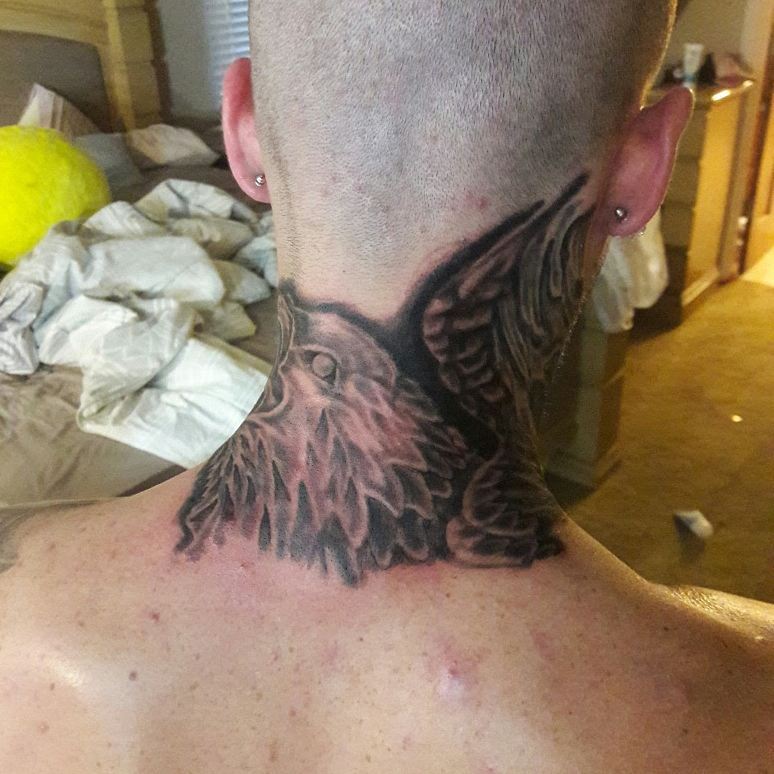 Badass Neck Tattoo