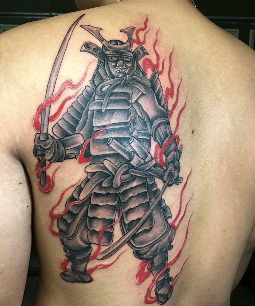 Oni Tattoo and Samurai Tattoo 
