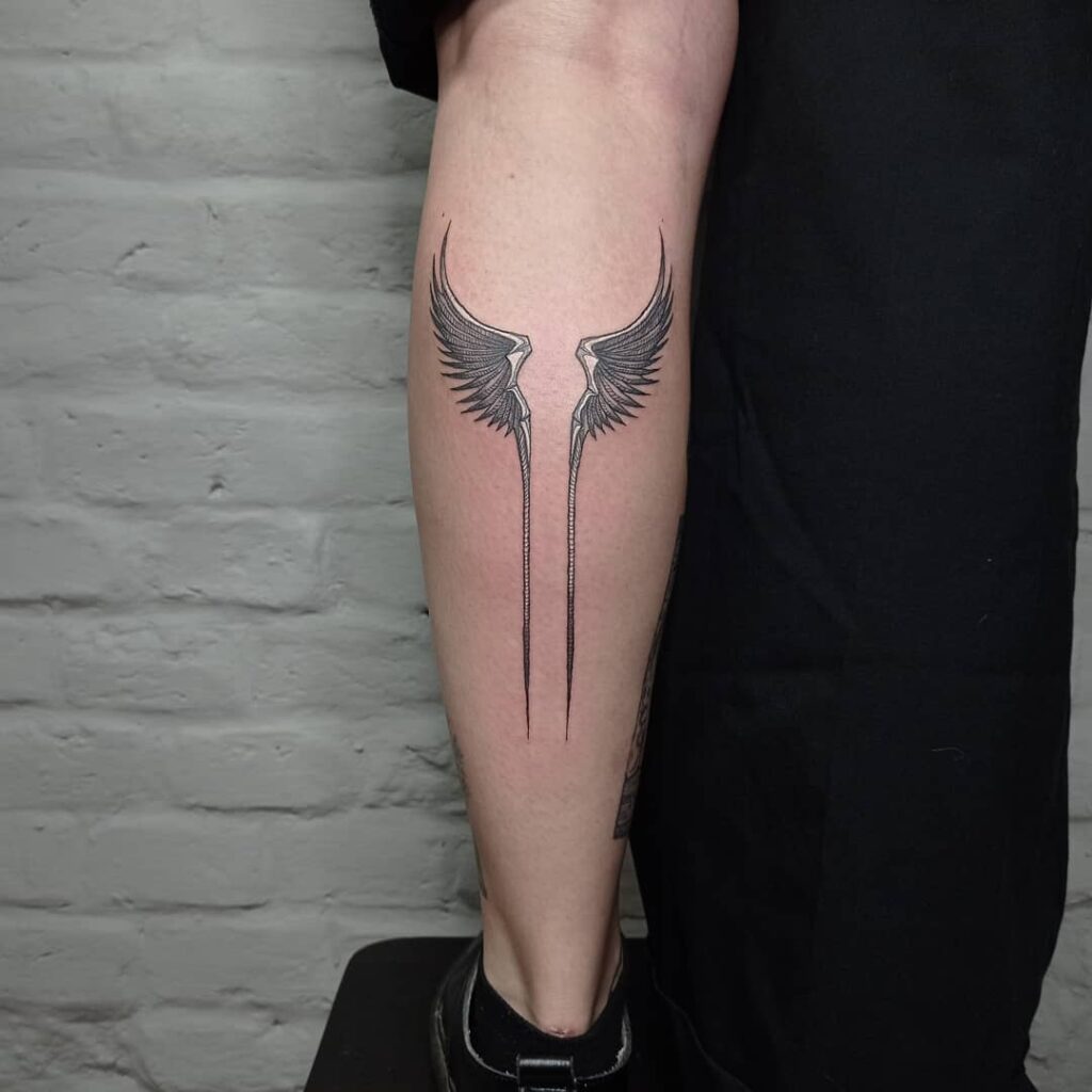 Valkyrie Wings Tattoo