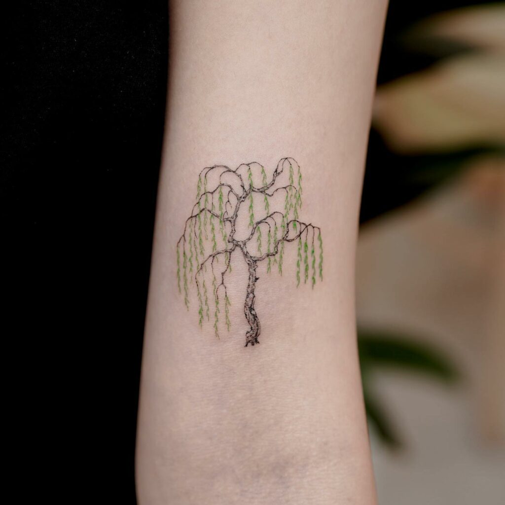 Willow Trees Tattoo