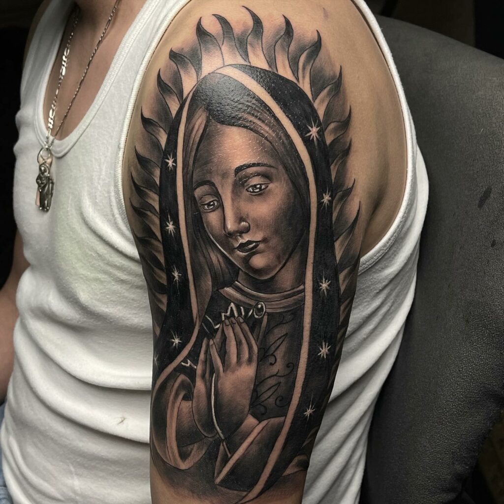 Amazing Virgen De Guadalupe Tattoo Designs To Inspire You In 2023 - alexie