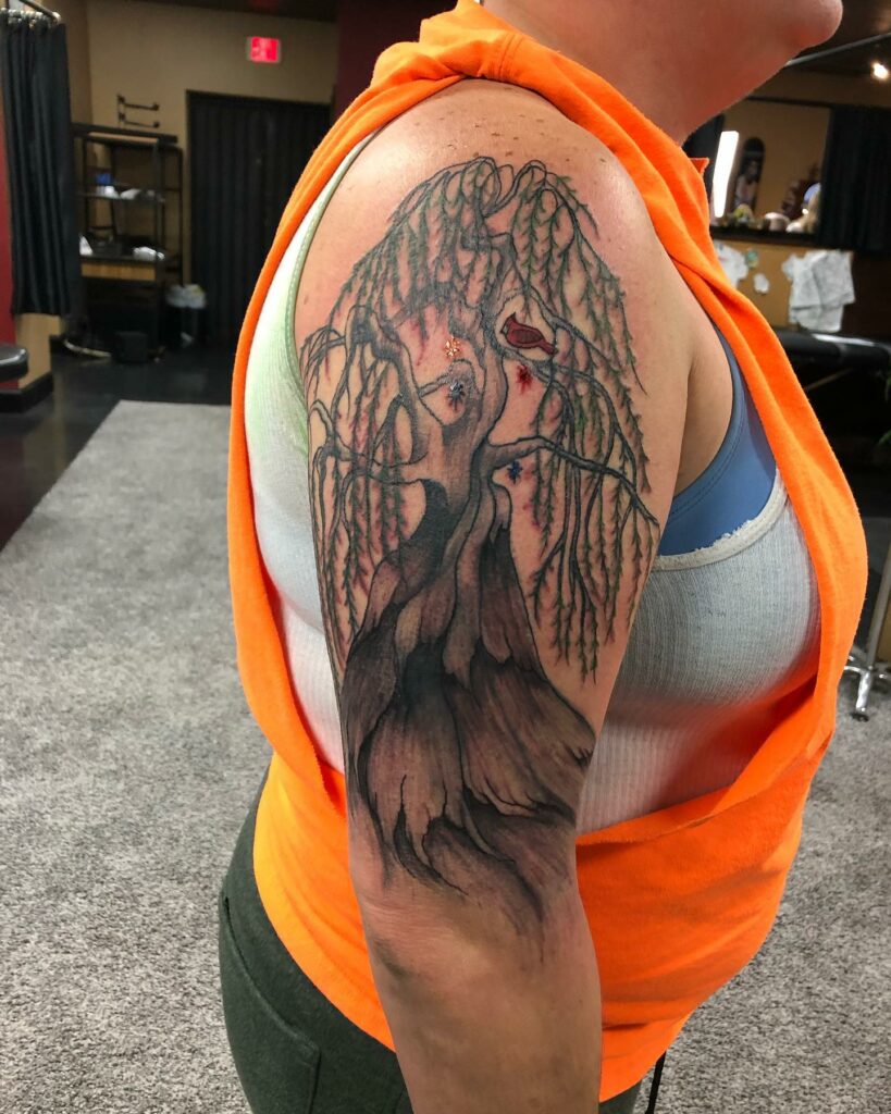 30 Willow Tree Tattoo To Boast Up Symbolism And Beauty 2023