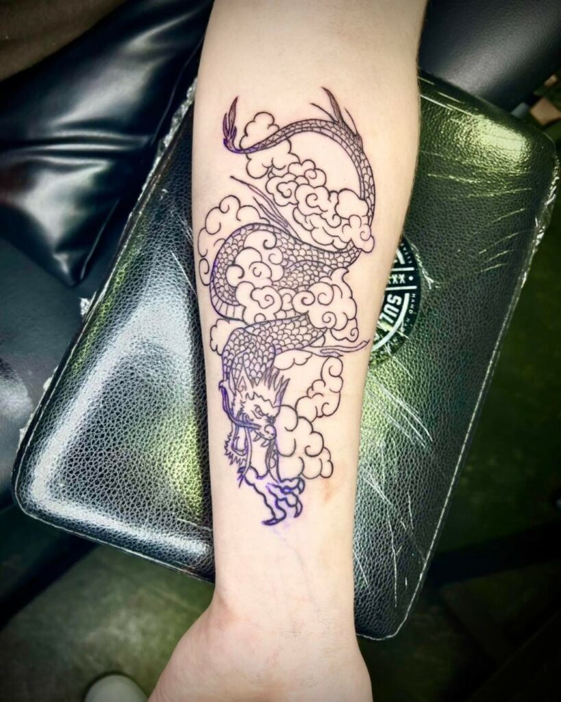 Dragon Scale Tattoo