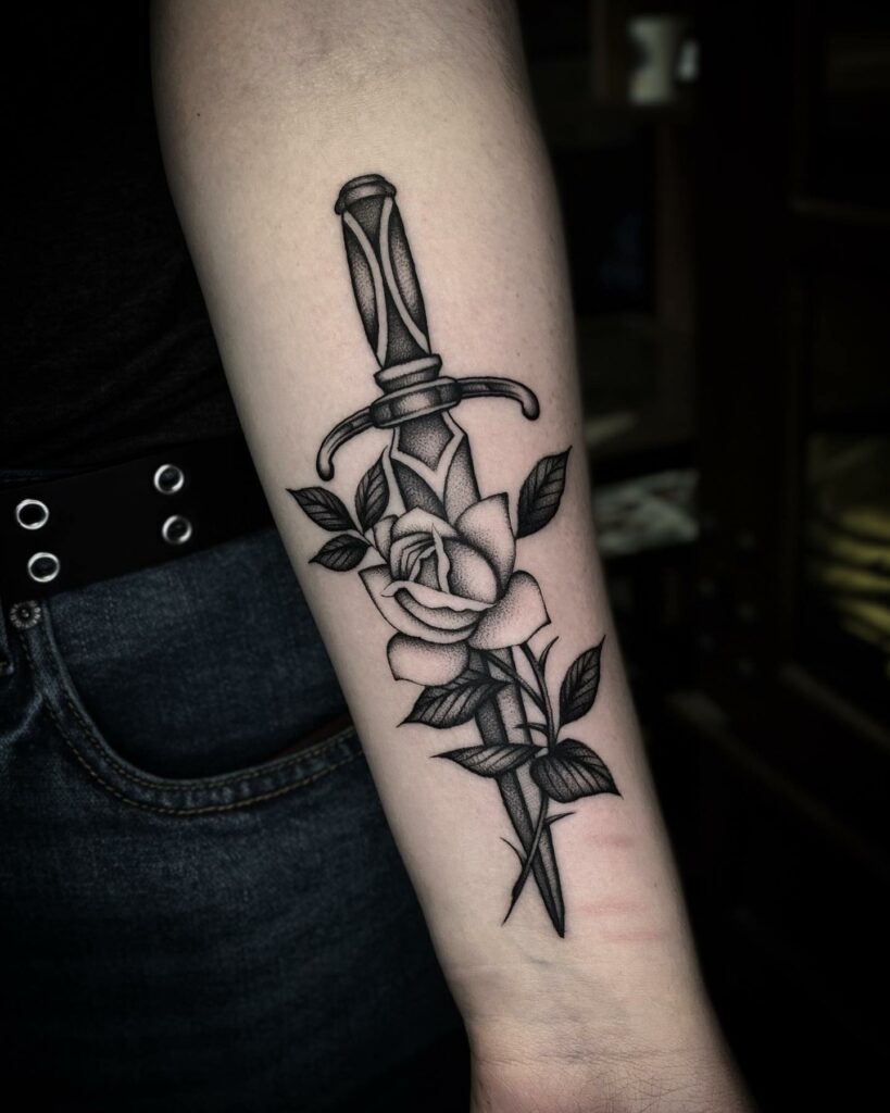 12+ Traditional Dagger Tattoo Ideas - To Inspire You In 2024