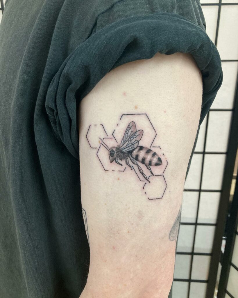 Manchester Bee Tattoo