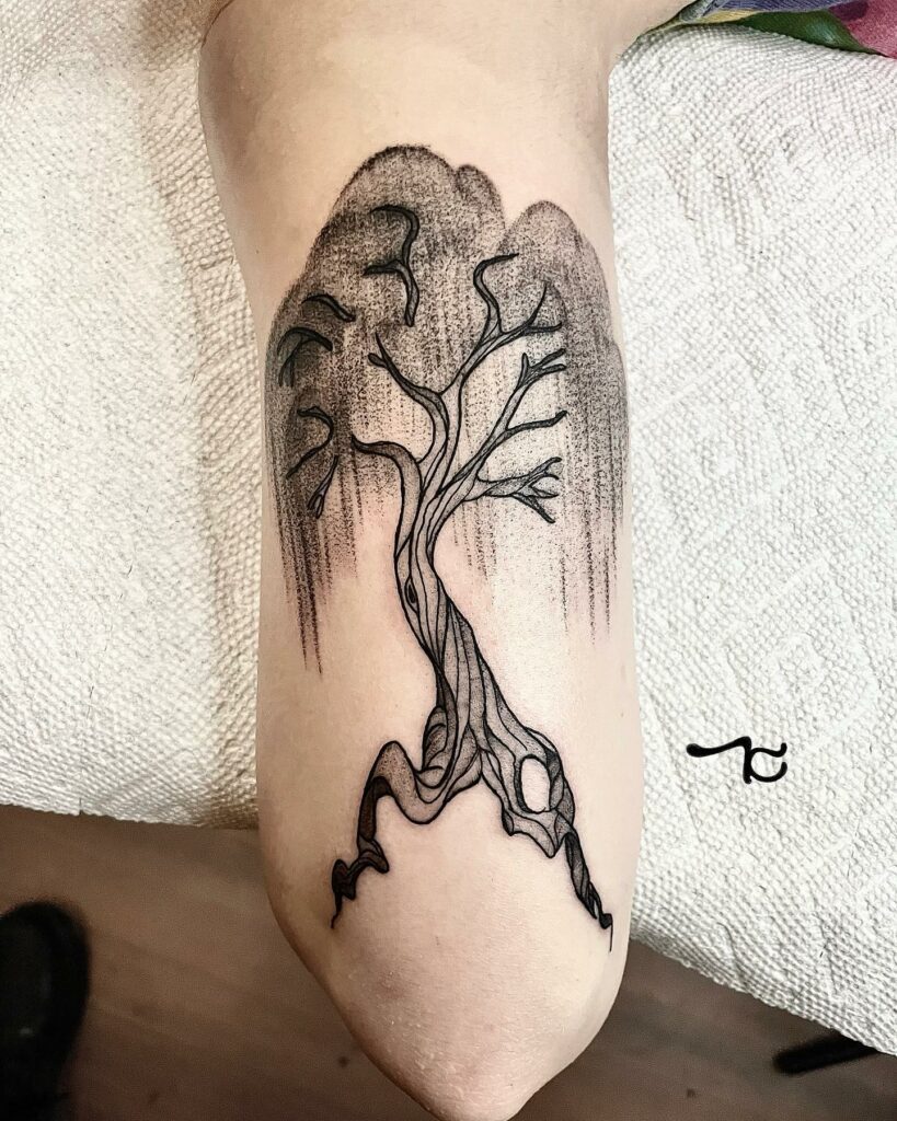 Weeping Willow Tattoo