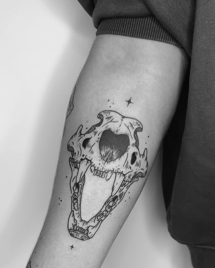 Animal skull tattoo by Damian Orawiec  Post 28917