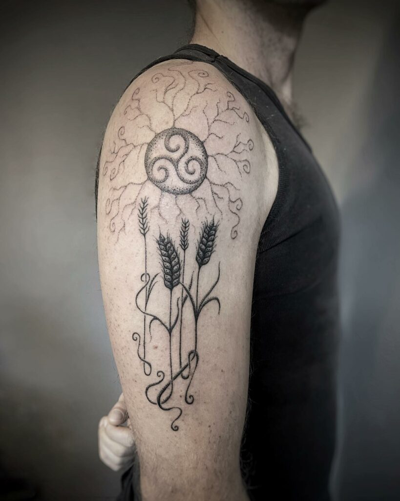 Celtic Triskelion Tattoo
