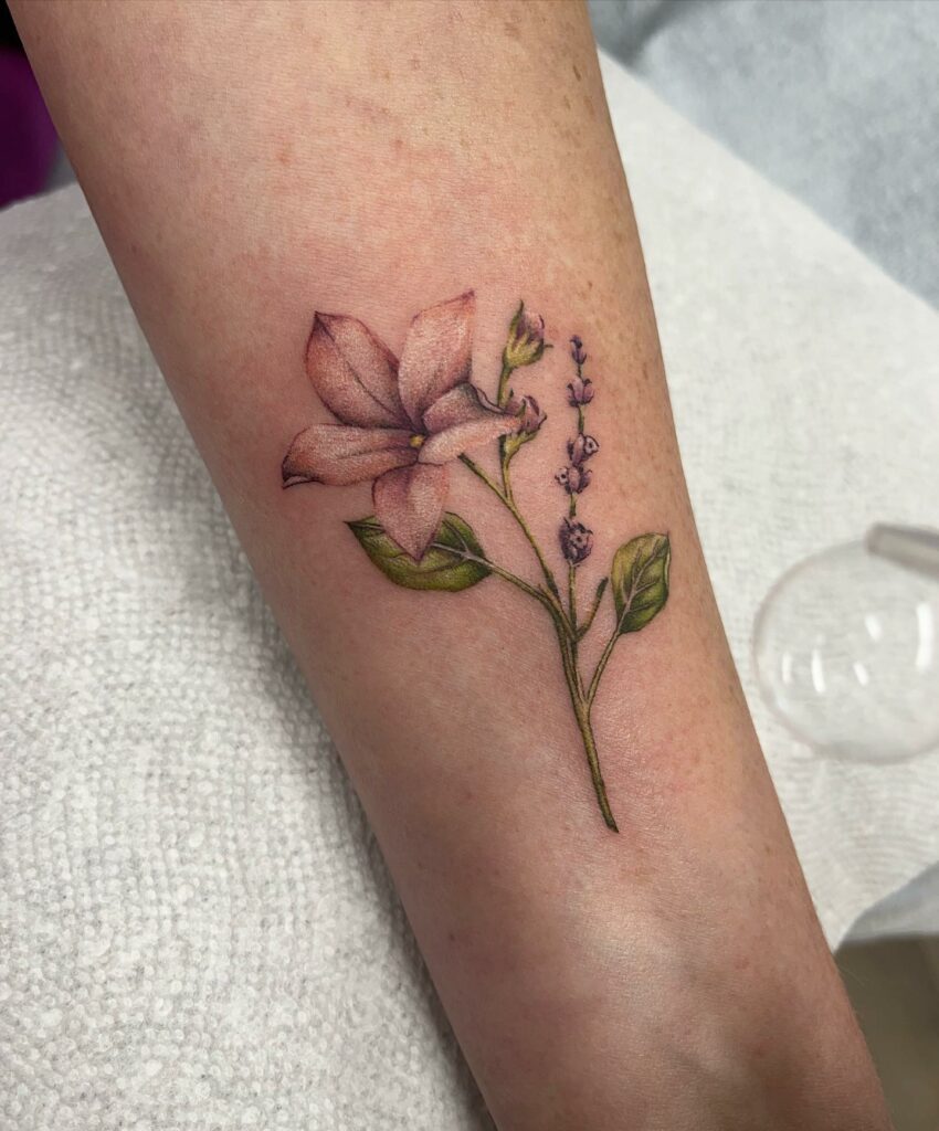 Jasmine Flower Tattoo 