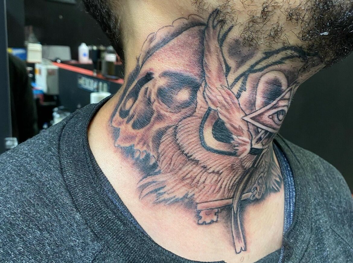 Neck Tattoo