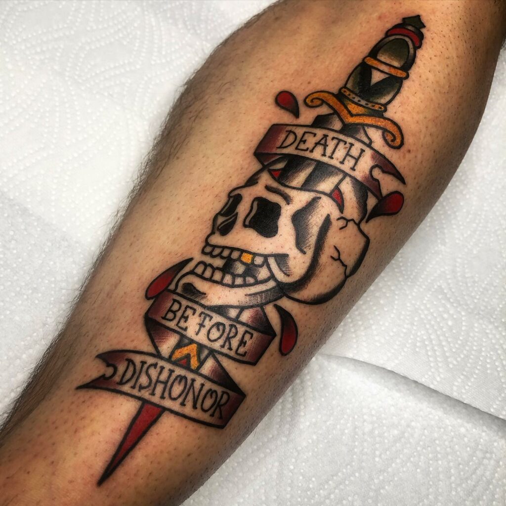 Death Before Dishonor Tattoo