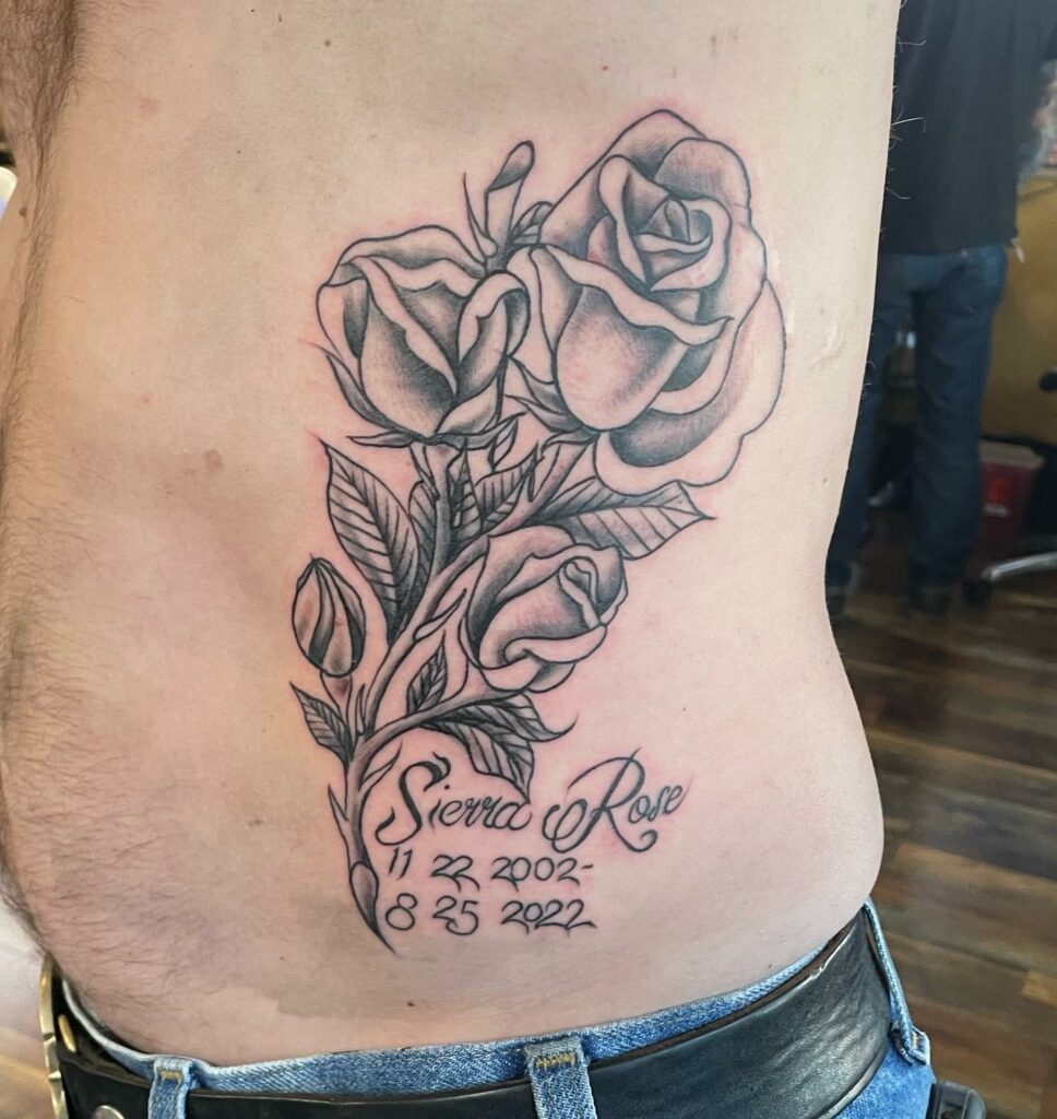 Rose Vine Tattoo