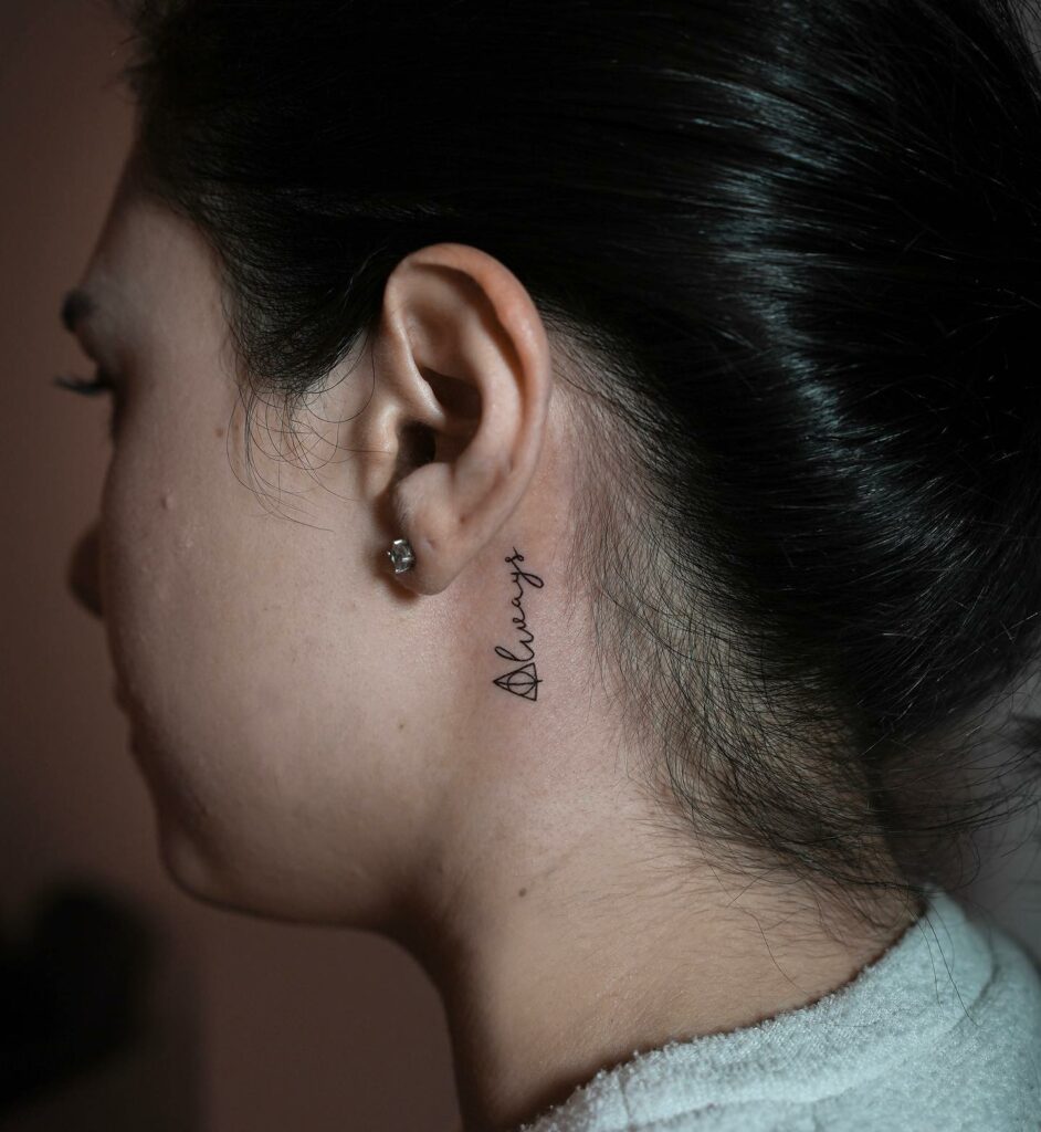 40 Butterfly Tattoos Behind The Ear That Will Make Your Heart Fly