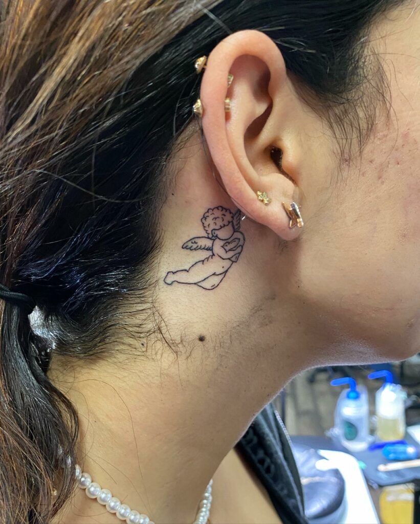 Ear tattoos are the latest body ink trend but heres why you have to be  extra careful with them  The Sun