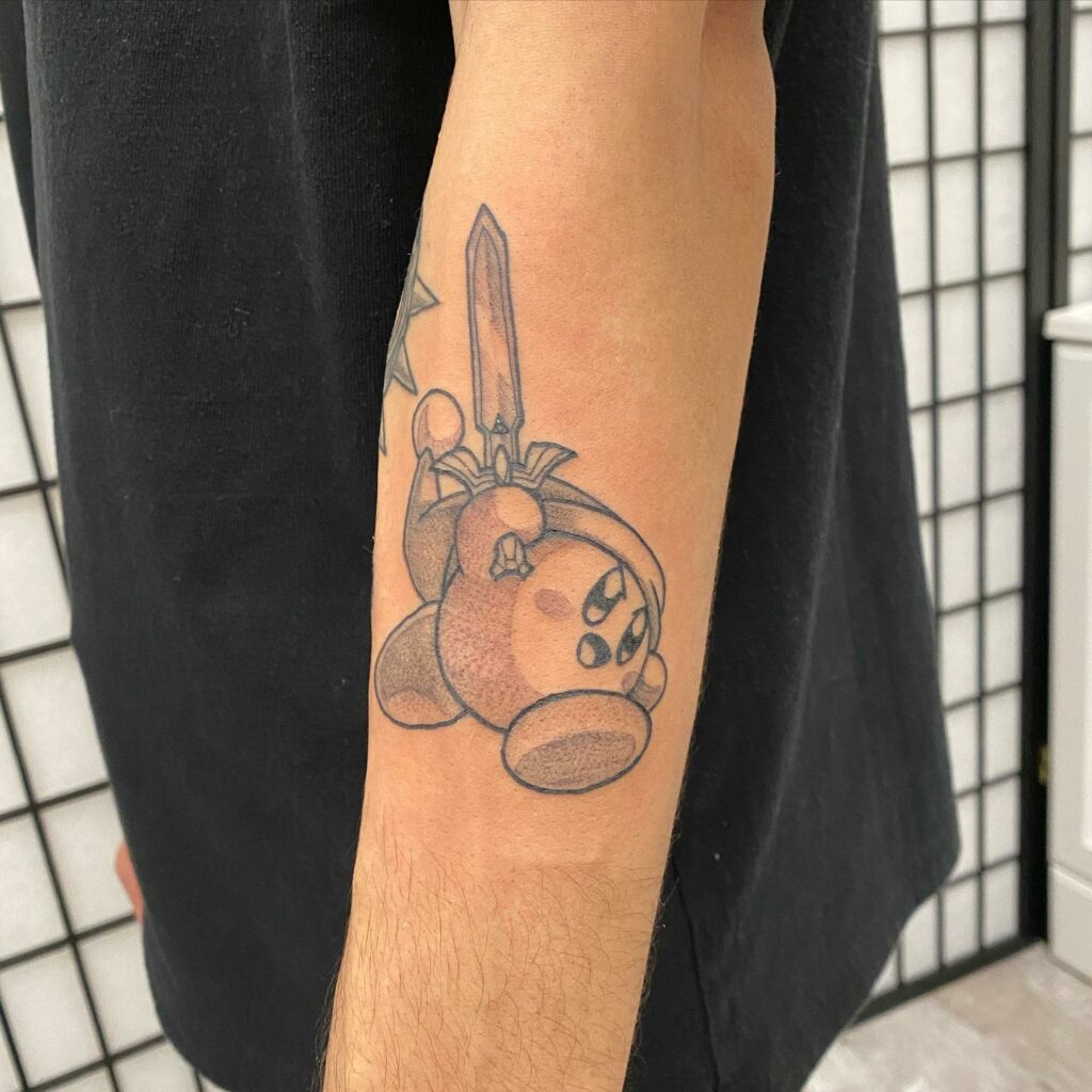Zelda Kirby tattoo