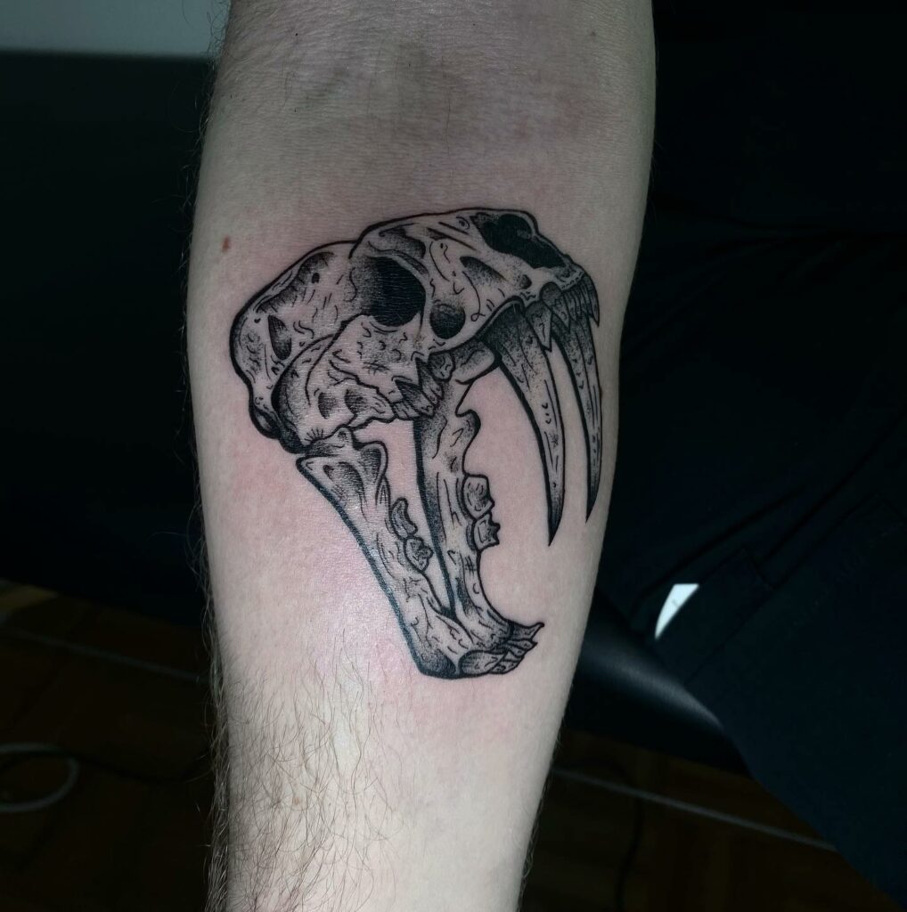 Tiger Skull Tattoo