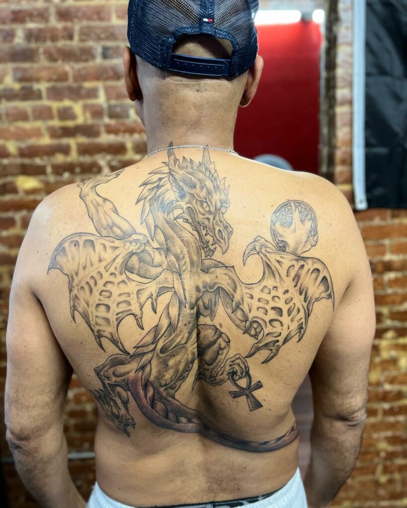 Dragon Back Tattoo 