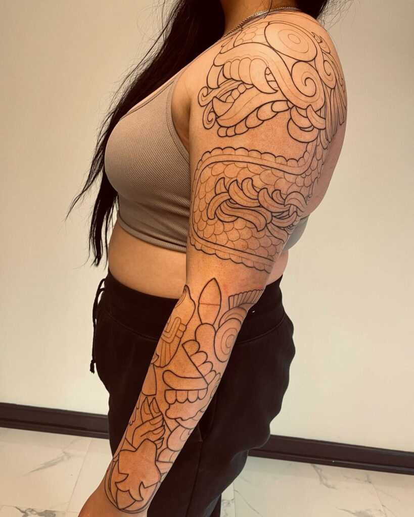 Aztec Women Tattoo