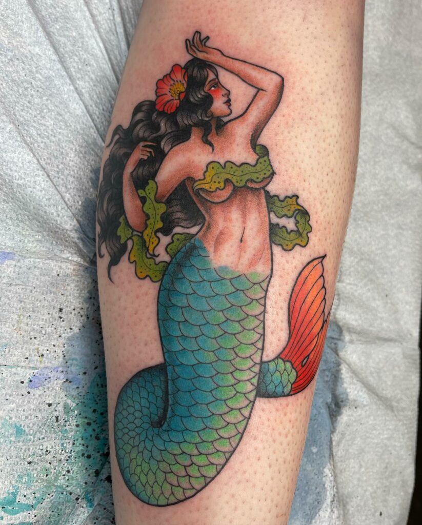 Sleeve Idea Little Mermaid Tattoo