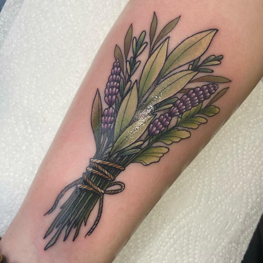 Bundle of Lavender Tattoo
