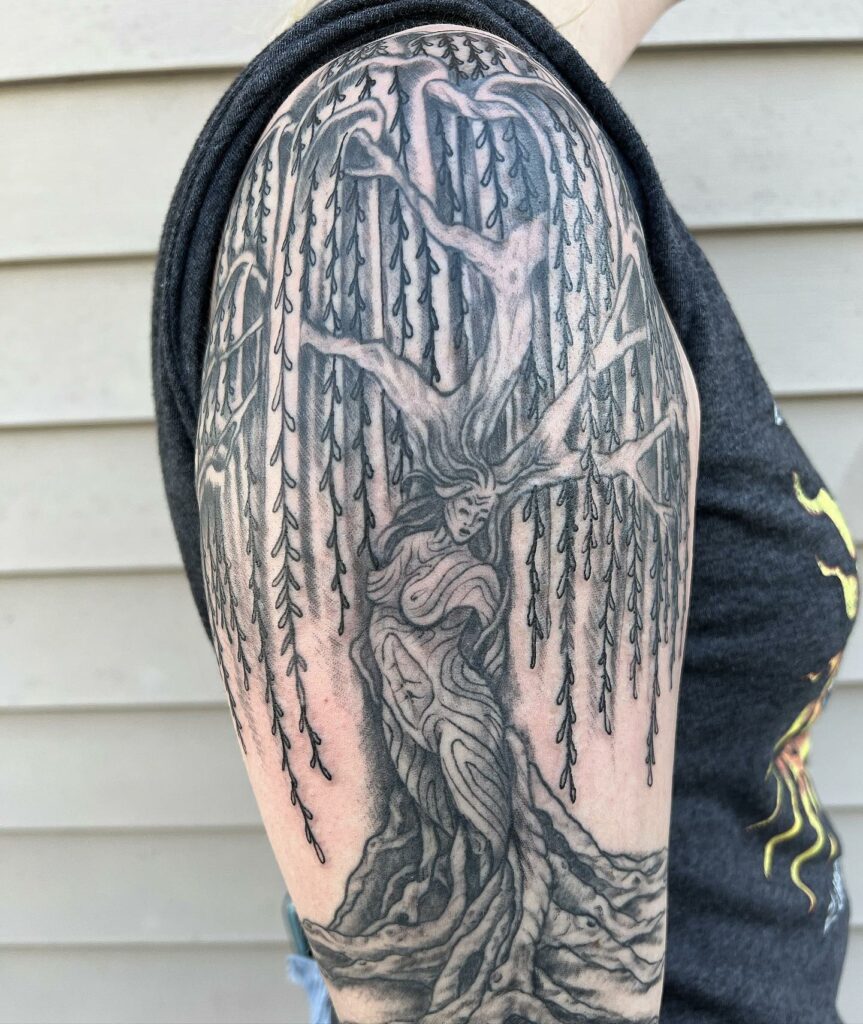 Weeping Willow Tattoo