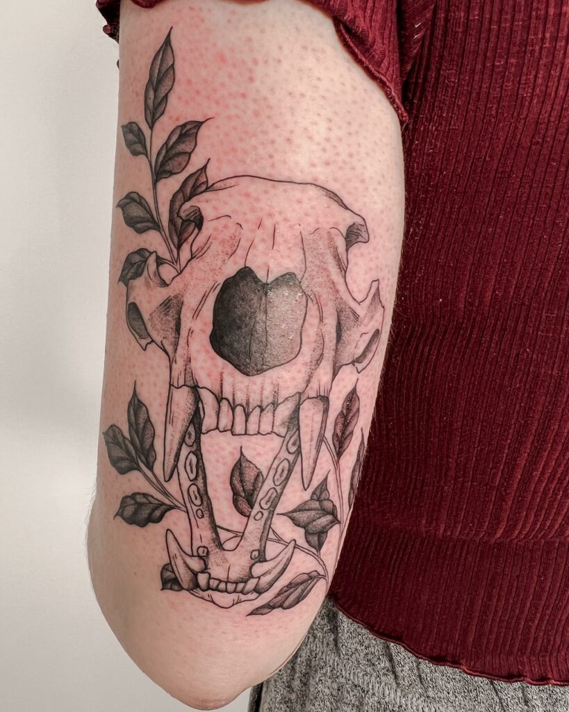 Bear Skull Tattoo